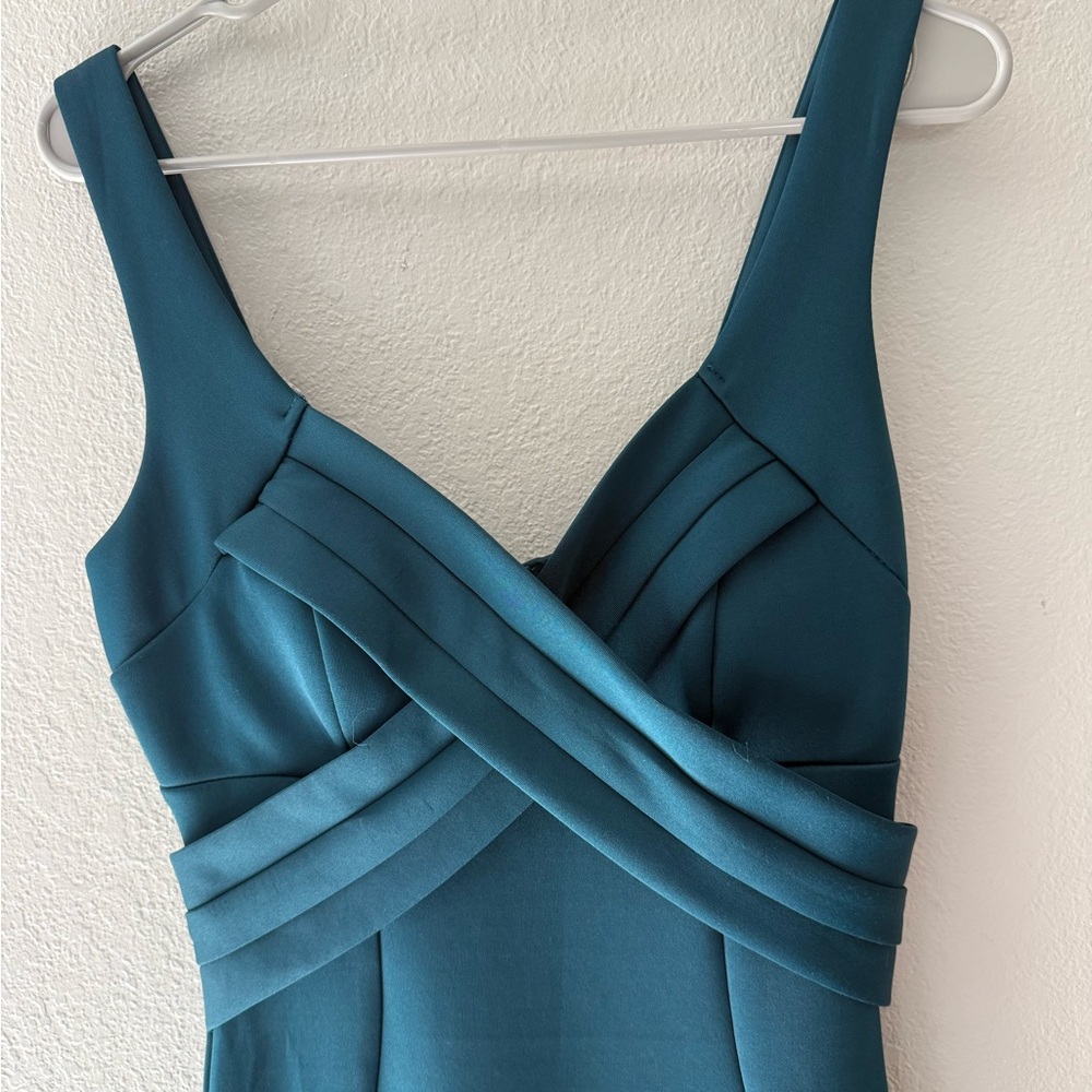 Emerald Sundae Teal Cross-Bodice Gown (Women’s M) - Picture 2 of 6